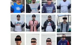 Detienen a 12 integrantes de grupo delictivo “La Unión Tepito” en alcaldía Miguel Hidalgo, CDMX