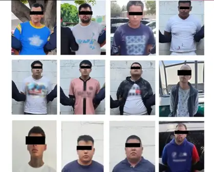 Detienen a 12 integrantes de grupo delictivo "La Unión Tepito" en alcaldía Miguel Hidalgo, CDMX