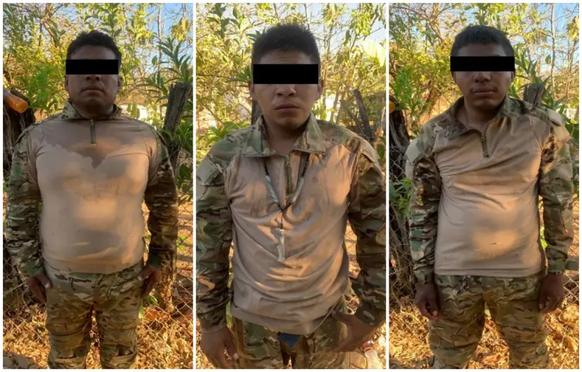 Golpe al narco en Cosalá: 33 millones de pesos en decomiso de metanfetamina Tres sujetos fueron detenidos con armamento, droga y equipo táctico en Concordia. Foto: Cortesía