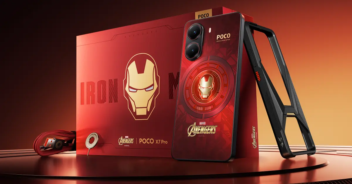 ¡Vengadores Unidos! Xiaomi vende el POCO X7 Pro edición especial de Iron Man, con diseño único y características premium