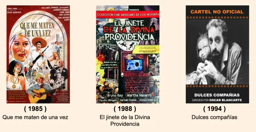 Filmes del director Óscar Blancarte. Foto: cortesía Filmes del director Óscar Blancarte. Foto: cortesía.