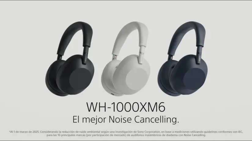 Sony WH-1000XM6: los audífonos con cancelación de ruido más deseados de 2025 Los WH-1000XM6 llegan con mejoras clave en sonido, comodidad y funciones inteligentes. Foto: Sony