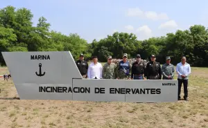Quema histórica de narcóticos: 3 000 kg fuera de circulación en Puerto Chiapa