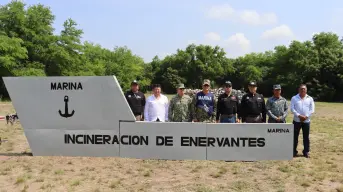 Quema histórica de narcóticos: 3 000 kg fuera de circulación en Puerto Chiapa
