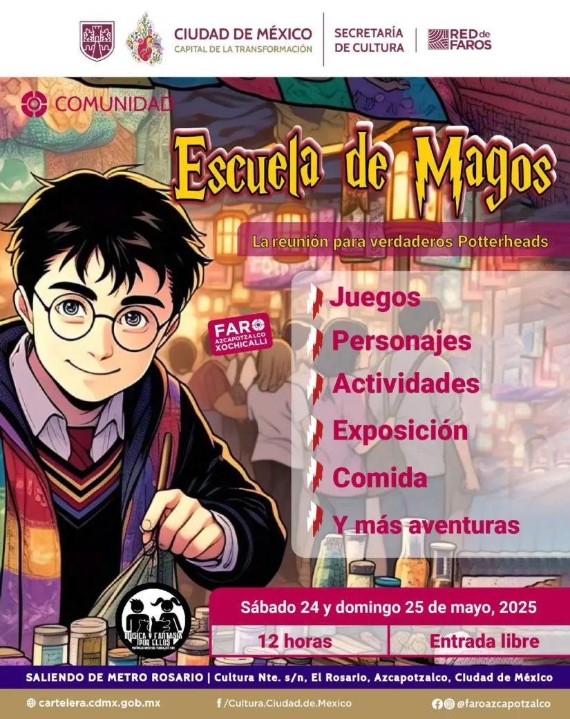 Escuela de Magos. Foto: Gobierno de CDMX Escuela de Magos. Foto: Gobierno de CDMX