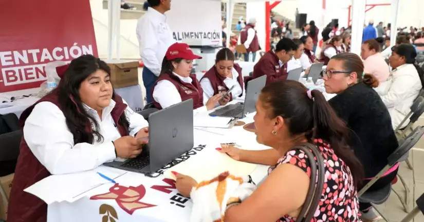 Alimentación para el Bienestar es compatible con Mujeres con Bienestar Los programas son compatibles entre ellos. Foto: Gob. de México