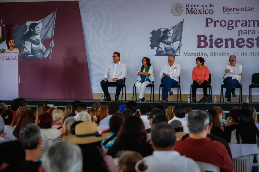Claudia Sheinbaum, durante su visita en Mazatlán, en diciembre de 2024. Foto: Cortesía Claudia Sheinbaum, durante su visita en Mazatlán, en diciembre de 2024. Foto: Cortesía