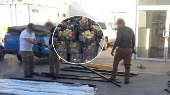 Decomisan 340 kilos de metanfetamina entre cajas de mango en Mexicali