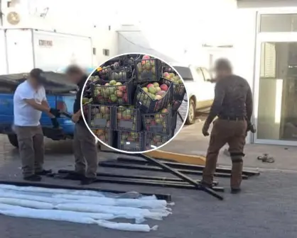 Decomisan 340 kilos de metanfetamina entre cajas de mango en Mexicali