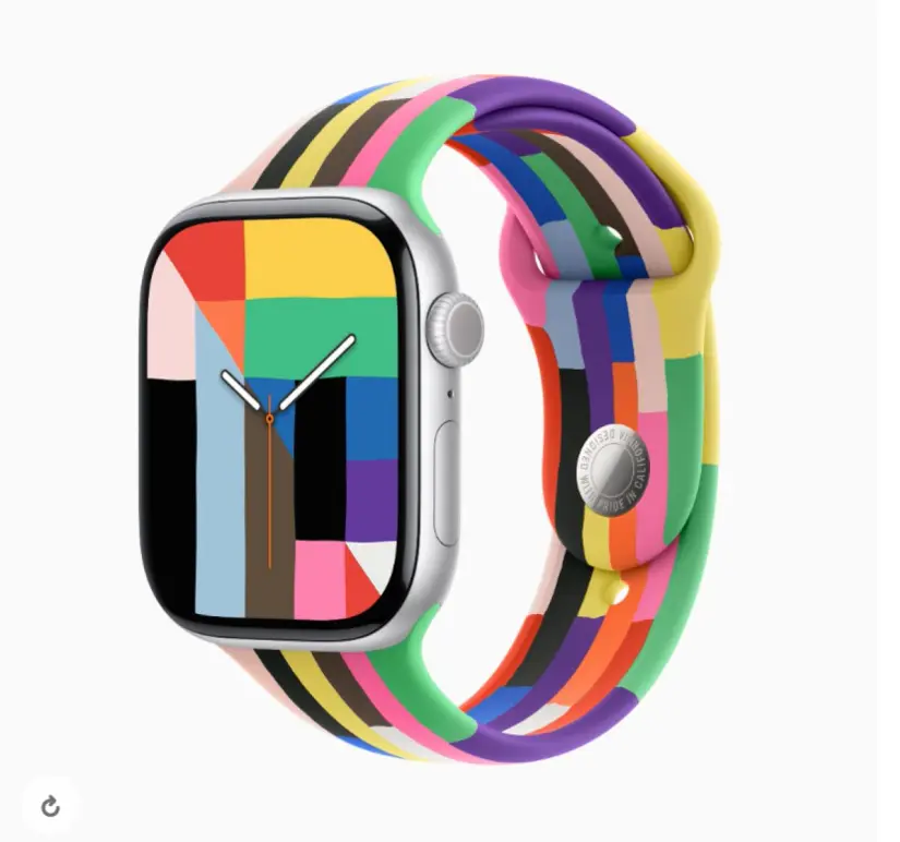 Apple Watch de la comunidad LGBTQ+. Foto: Cortesía Apple Watch de la colección LGBTQ+. Foto: Cortesía