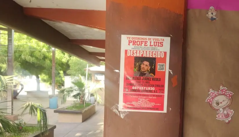 maestro Luis Alexis Juárez Nieblas La desaparición del maestro Luis Alexis movilizó a docentes, familiares, amistades y ciudadanos solidarios que unieron esfuerzos para buscarlo sin descanso.