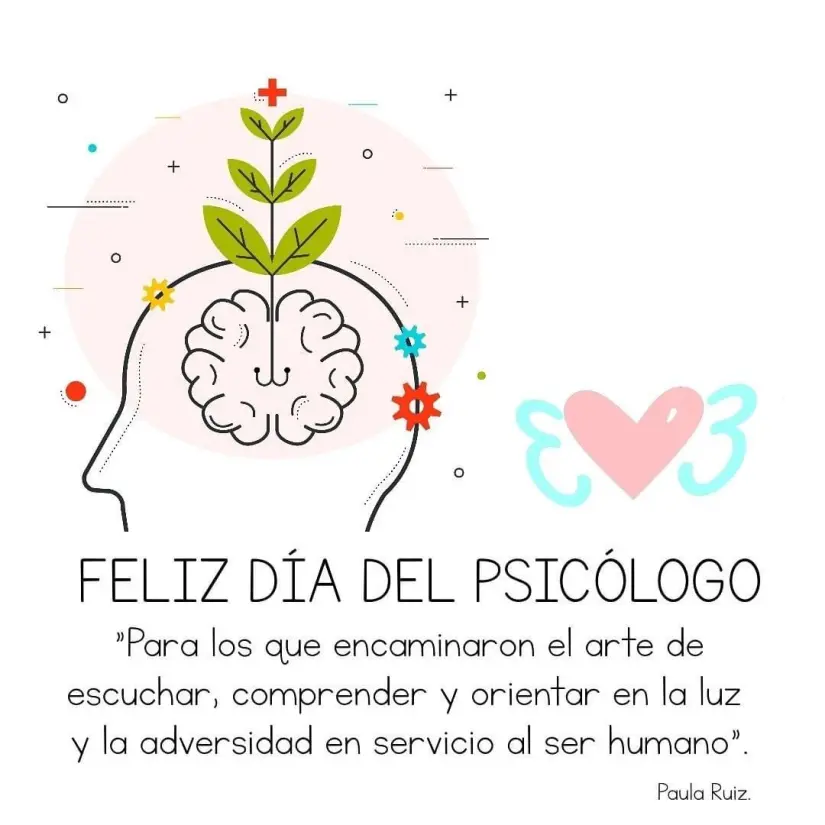 Mensajes bonitos para mi pareja en el Día del Psicólogo. Foto:, Pinterest 