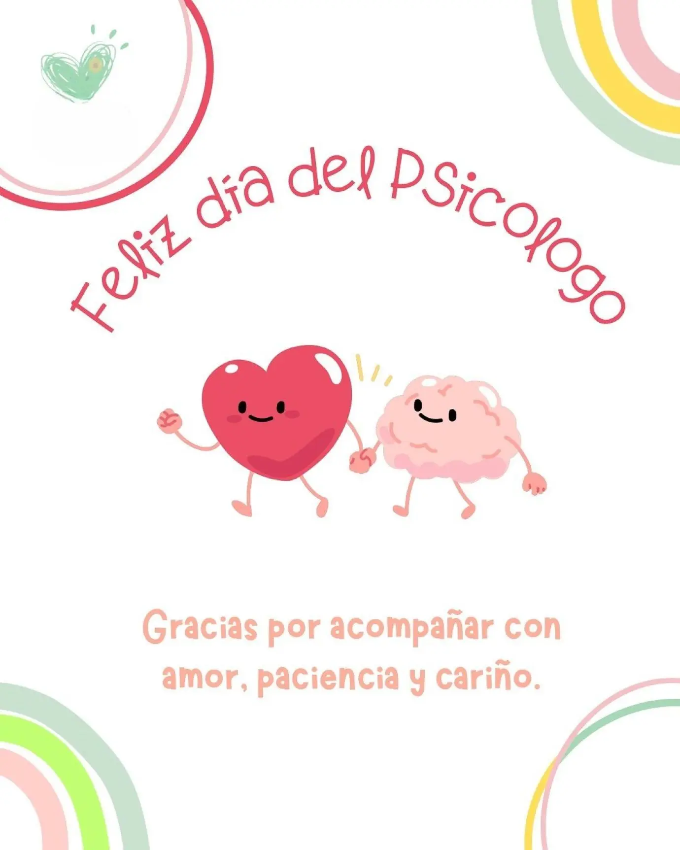 Mensajes para compartir con tu pareja en el Día del Psicólogo. Foto: Pinterest 