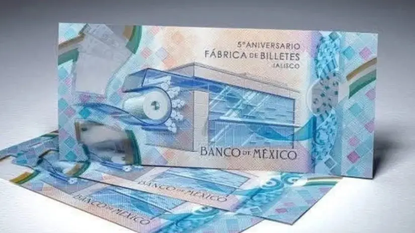 ¿Habrá nuevo billete de 5 pesos en México? El billete de 5 pesos en realidad fue lanzado para celebrar los 5 años de la Fábrica de Billetes de Jalisco. Foto: Banxico