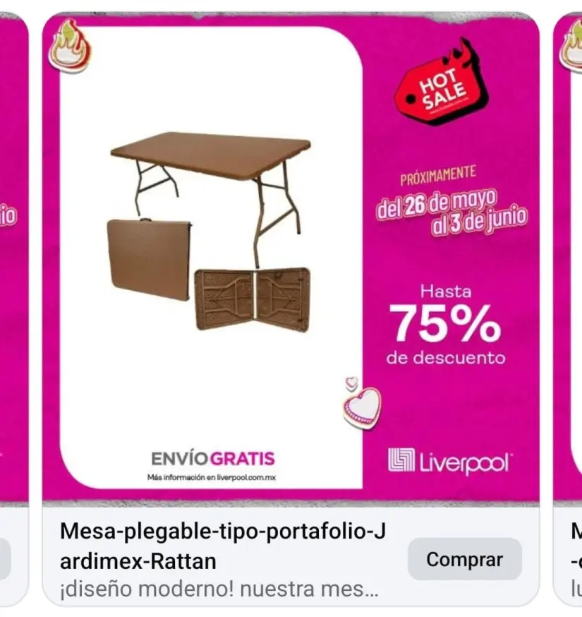 Ofertas del Hot Sale en Liverpool Ofertas del Hot Sale en Liverpool. Foto: Captura de pantalla