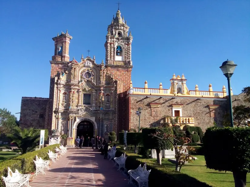 Templo de San Francisco Acatepec. Foto: Gobierno de México. Templo de San Francisco Acatepec. Foto: Gobierno de México.