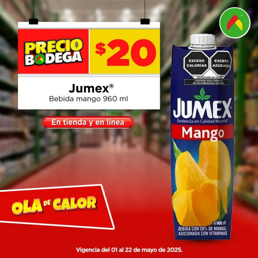 Tianguis de frutas y verduras Bodega Aurrera: ofertas hasta el 22 de mayo En el folleto