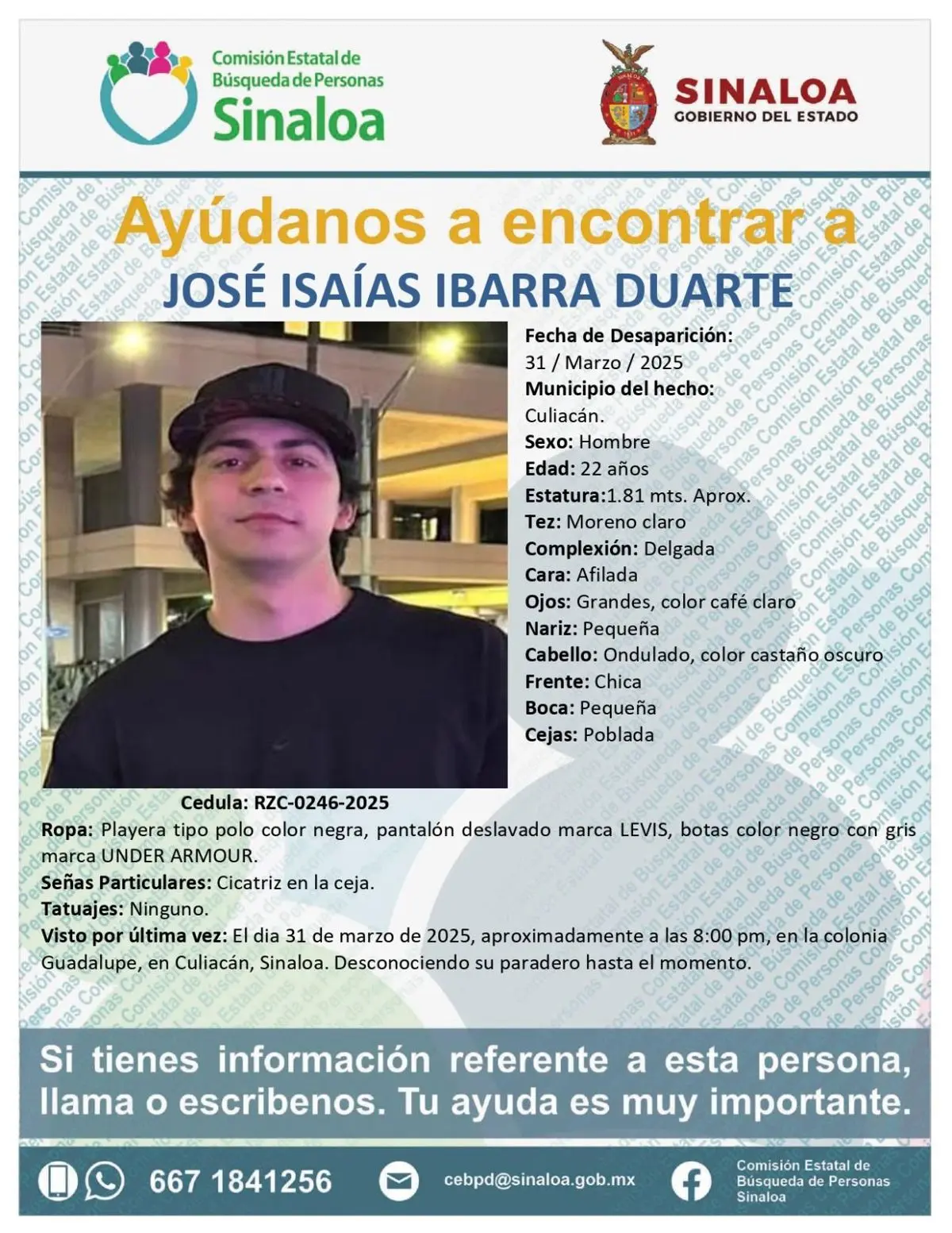 Ayúdanos a dar con paradero, tu ayuda puede regresarlos a casa. Foto: Cortesía.