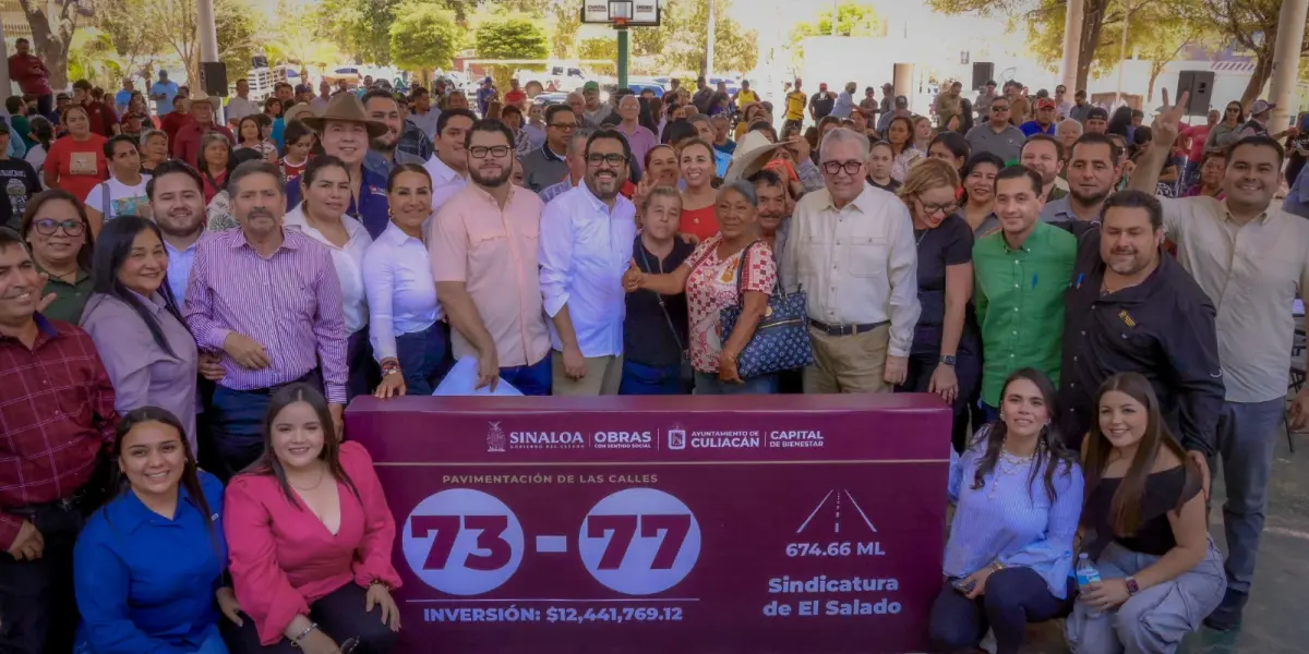 Queremos que las obras le sirvan a la gente, declaró el gobernador. Foto: Gob. de Sinaloa