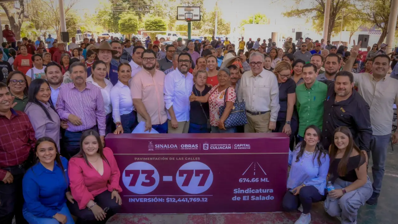 Queremos que las obras le sirvan a la gente, declaró el gobernador. Foto: Gob. de Sinaloa