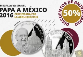 Medalla del Papa Francisco en México: dónde puedo obtenerla