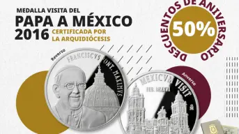 Medalla del Papa Francisco en México: dónde puedo obtenerla