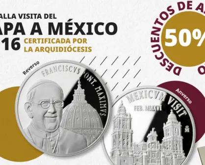 Medalla del Papa Francisco en México: dónde puedo obtenerla