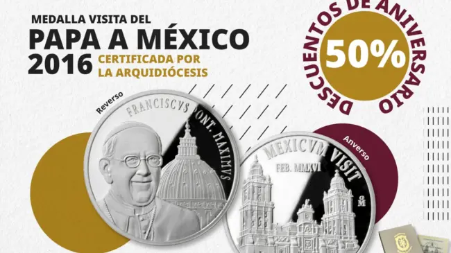 Medalla del Papa Francisco
