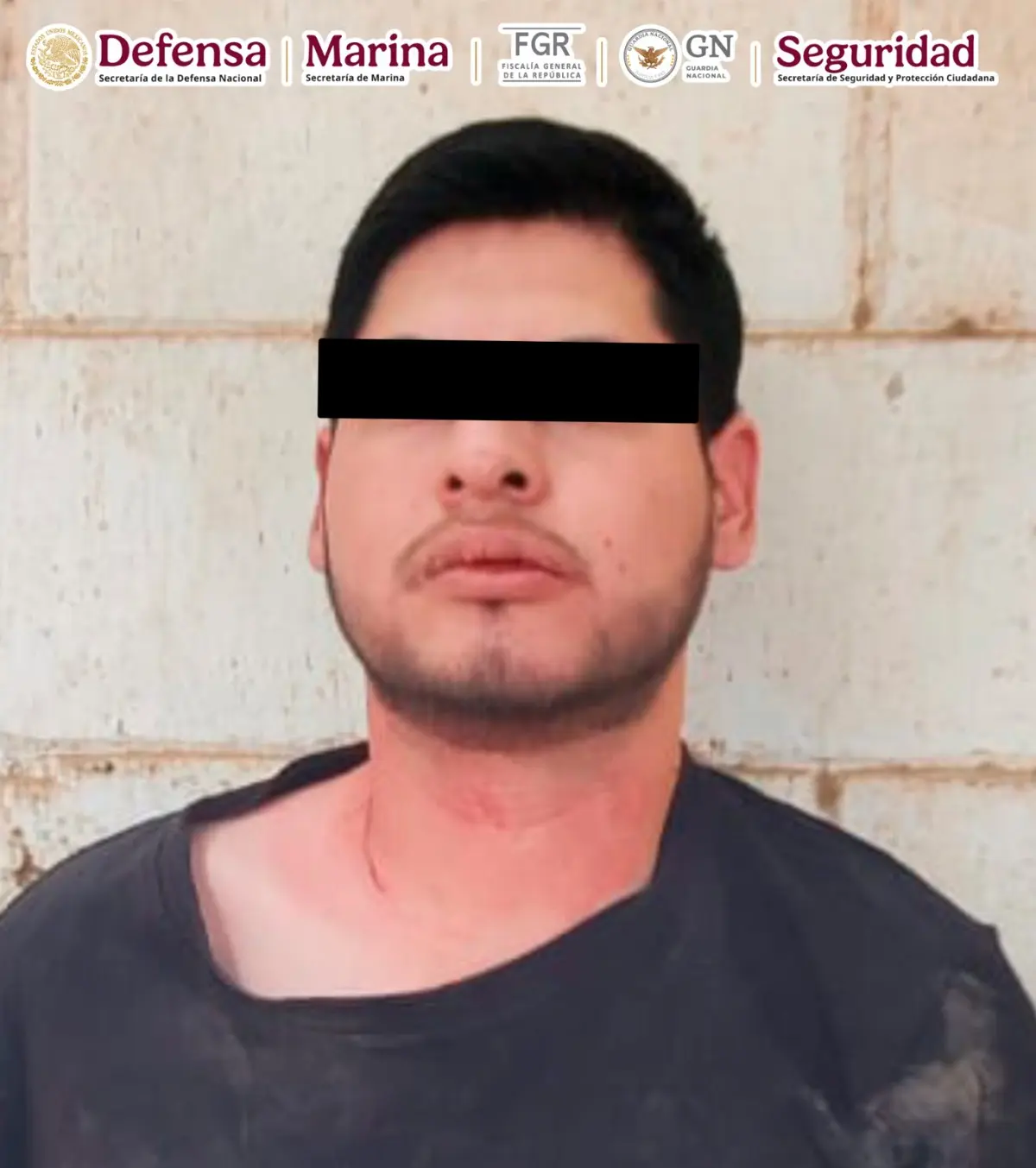 Persona detenida en Culiacán. Persona detenida en Culiacán.