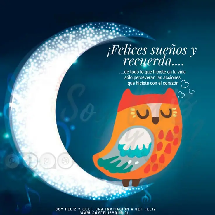 imagen recuadro Frases de para dar las Buenas noches
