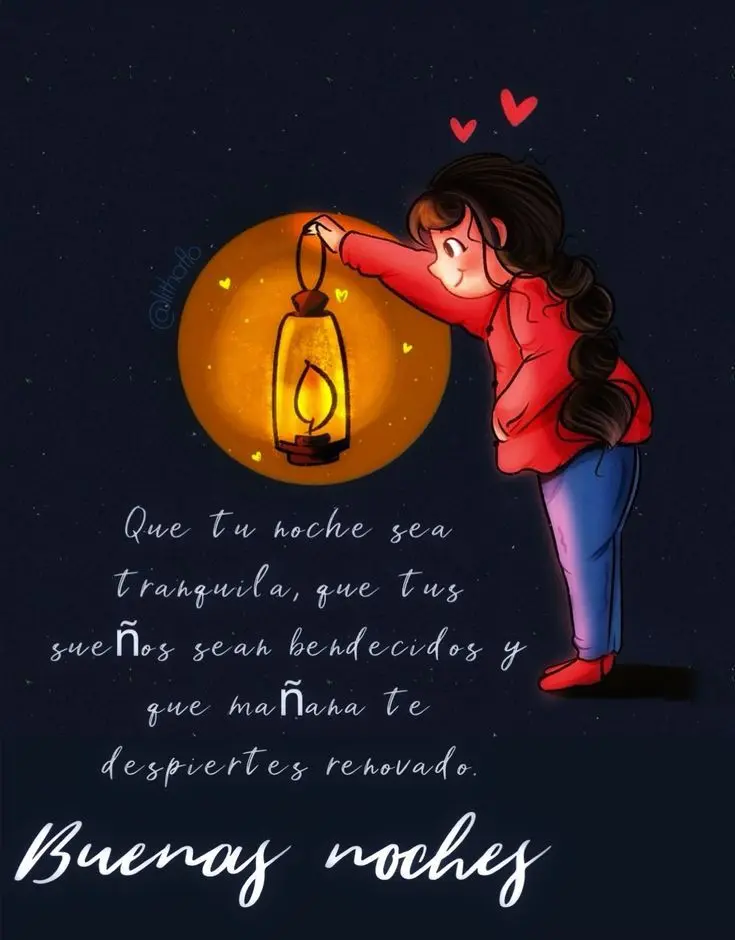 imagen recuadro Frases de para dar las Buenas noches