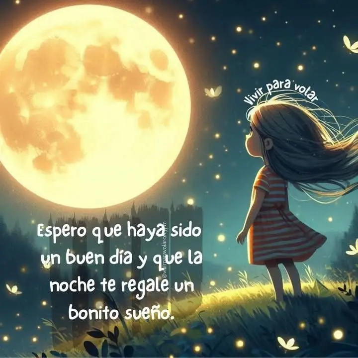 imagen recuadro Frases de para dar las Buenas noches