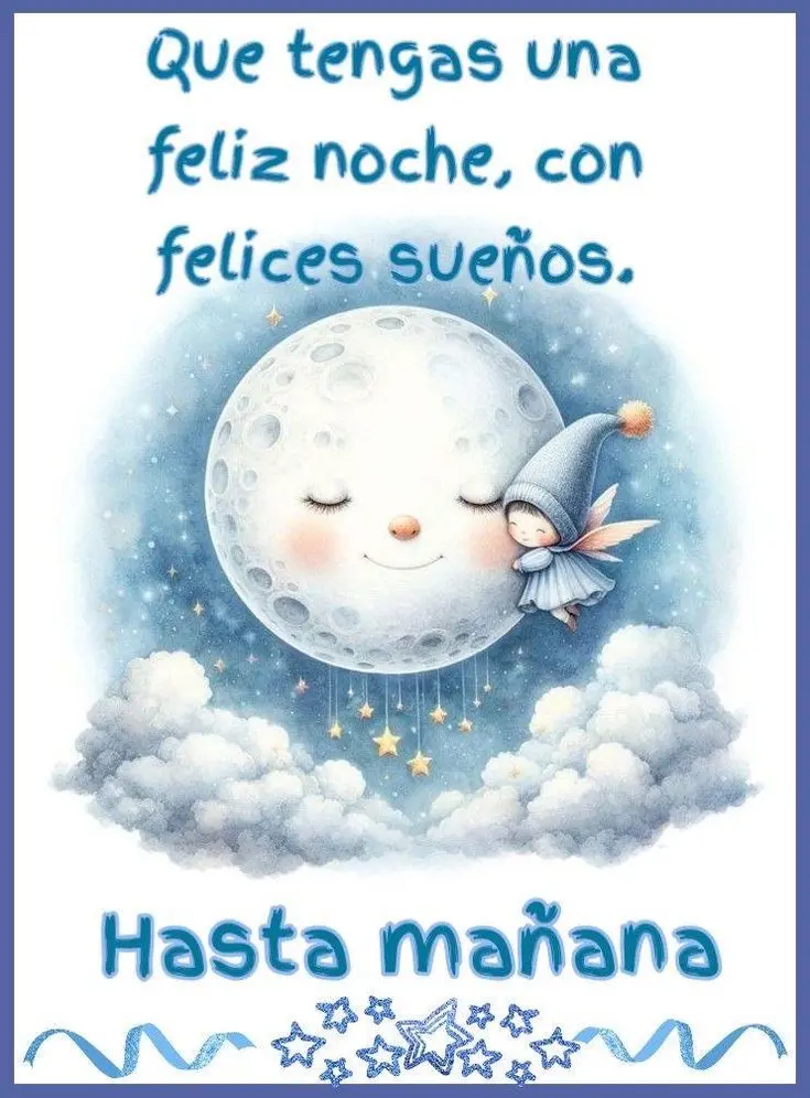 imagen recuadro Frases de para dar las Buenas noches