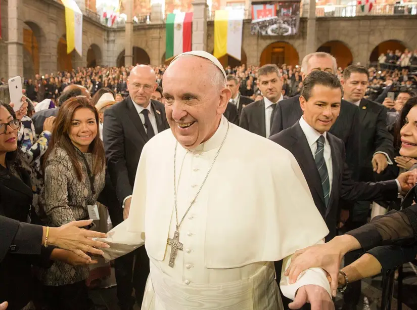 Papa Francisco en México. Foto: Cortesía