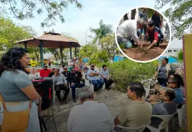 El Ayuntamiento de Mazatlán Inaugura Ecología Municipal jardín polinizador en Mármol
