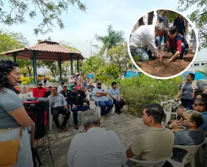 El Ayuntamiento de Mazatlán Inaugura Ecología Municipal jardín polinizador en Mármol