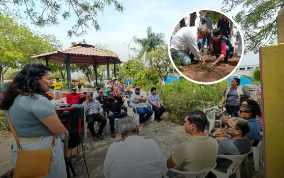 El Ayuntamiento de Mazatlán Inaugura Ecología Municipal jardín polinizador en Mármol