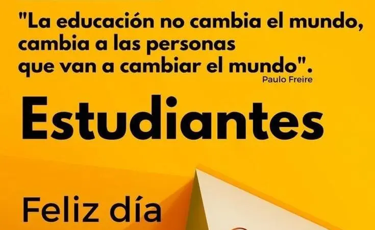 Feliz Día del Estudiante 2025. Foto: Pinterest Feliz Día del Estudiante 2025. Foto: Pinterest.