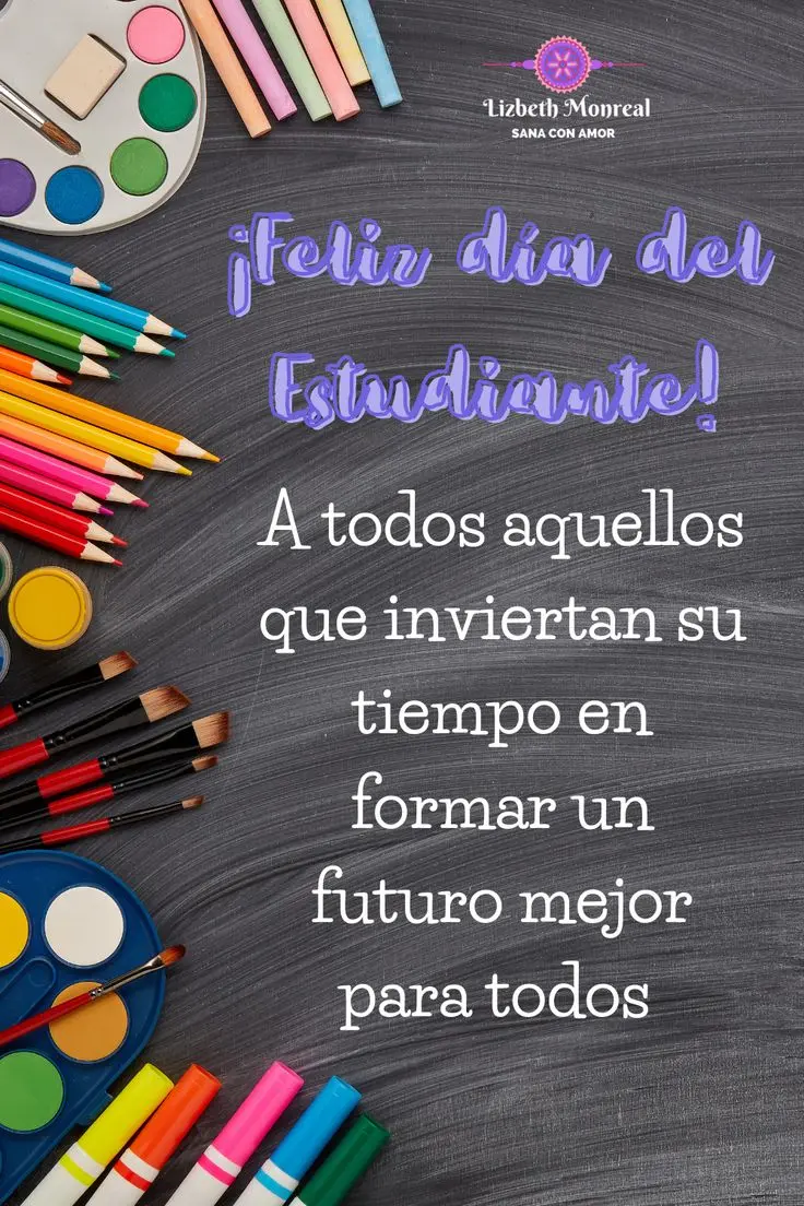 Feliz Día del Estudiante 2025. Foto: Pinterest Feliz Día del Estudiante 2025. Foto: Pinterest.