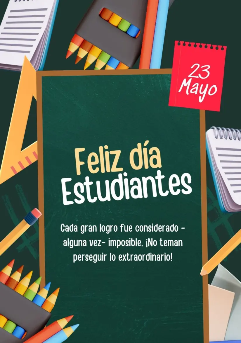 Frases del Día del Estudiante. Foto: Pinterest Frases para el Día del Estudiante. Foto: Pinterest