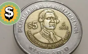 Moneda de 5 pesos con Francisco Primo de Verdad: una joya numismática valuada en 400 mil pesos