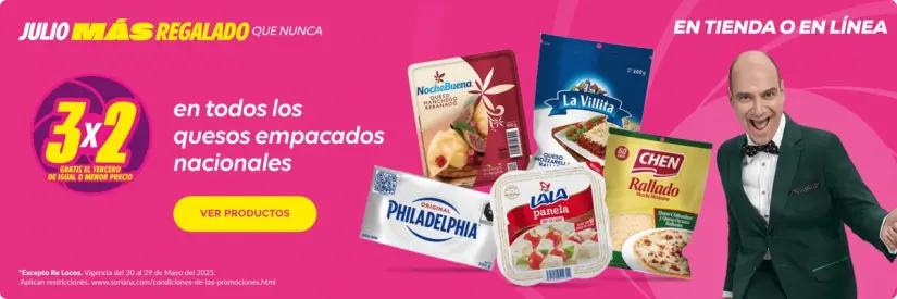 Julio Regalado 2025 en Soriana: aprovecha estas promociones al 3x2 Soriana tira la casa por la ventana con las ofertas y promociones de Julio Regalado. Imagen: Soriana