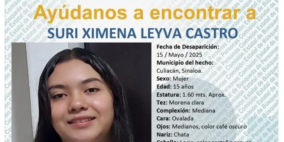 Ayúdanos a que la menor desaparecida vuelva a casa sana y salva, si conoces algún dato de su paradero, comunícate a los números correspondientes. Foto: Cortesía.