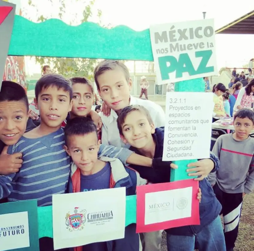 Actividades de Nos Mueve la Paz. Foto. Instagram: nosmuevelapaz
