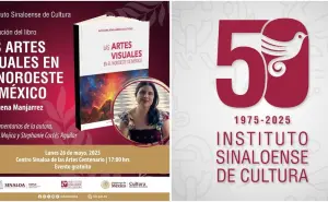 Presentación del libro Las Artes Visuales en el Noroeste de México de Azucena Manjarrez, en el 50 aniversario de ISIC