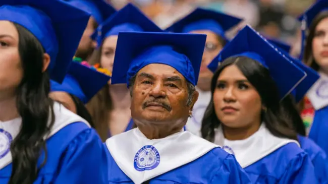 Amarillo College celebró el logro del migrante. Foto: Cortesía
