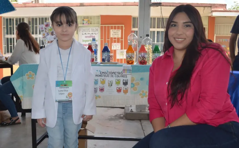 Feria de Ciencias Leones Luna Elisa presentó el “Emociómetro”, un creativo proyecto que ayuda a identificar y expresar emociones a través de la ciencia. Foto: Juan Madrigal