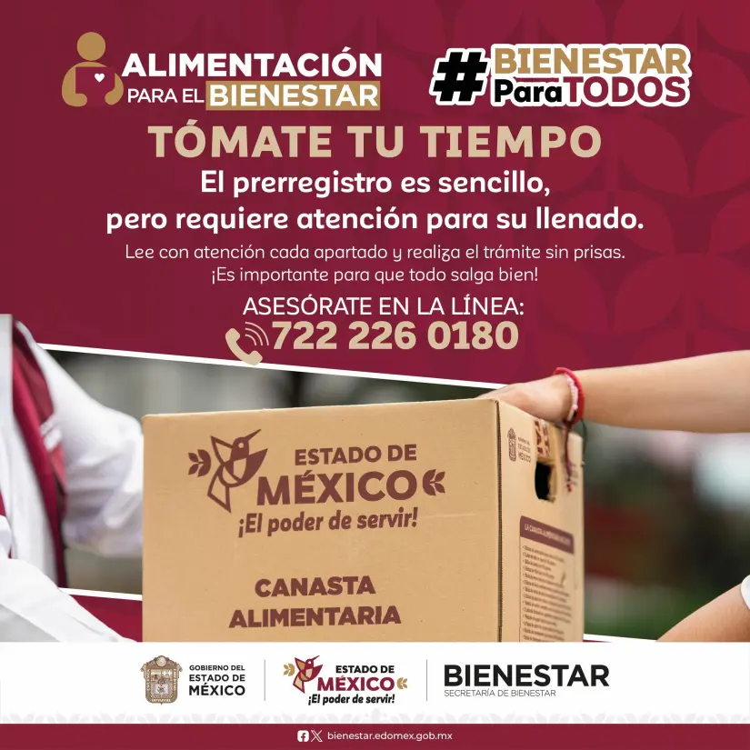 Alimentación para el Bienestar Alimentación para el Bienestar en Edomex. Foto: Cortesía