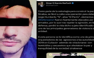 “Con esta acción seguimos construyendo la paz en Sinaloa”: confirma Omar García Harfuch la caída de El Perris