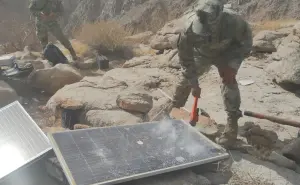 Armada de México desmantela antenas ilegales utilizadas por grupos criminales en Baja California